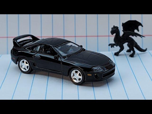 1995 Toyota Supra Turbo - true 1:64 scale - Auto World Diecast Sports Car: JDM Legend from the 1990s