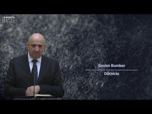 Simion Bumbar | Dărnicia