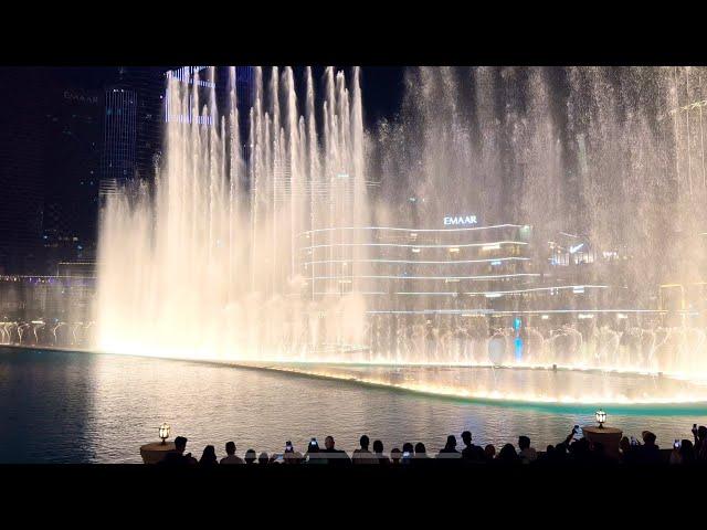 The Dubai Fountain Show 2022 With Arabic Live Music | Ya Ana Ya La | The Dubai Mall