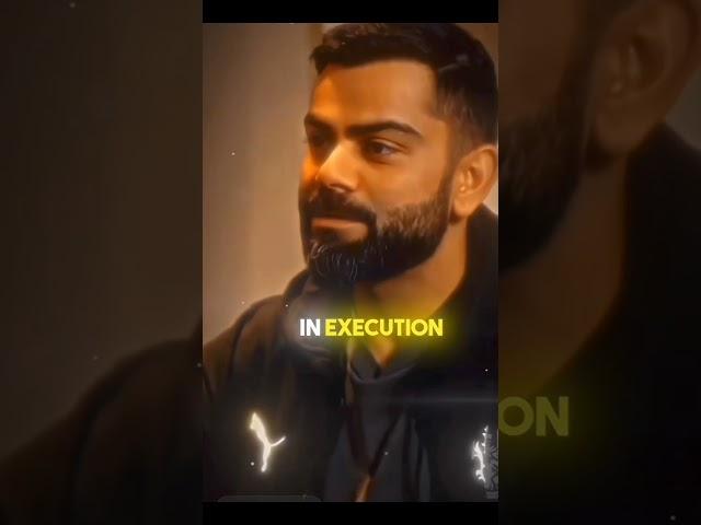 Virat Kohli talking about quality and quantity