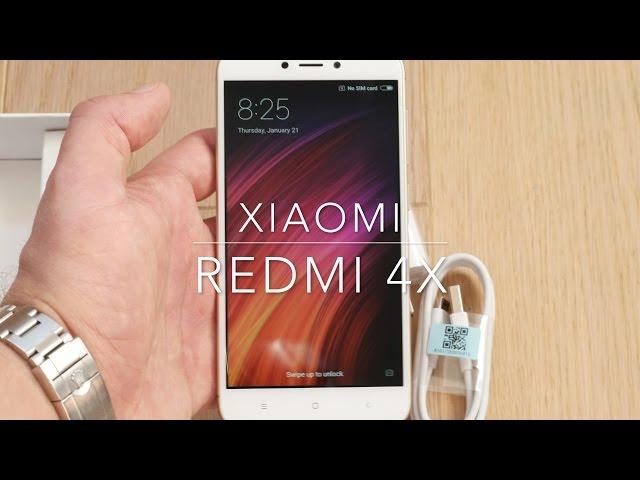 Xiaomi Redmi 4x unboxing