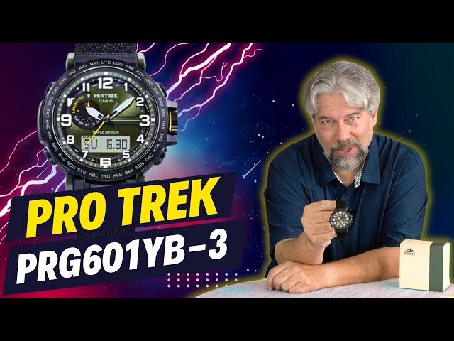 Casio Pro Trek PRG-601YB-3 Adventure Watch -- DEMO & REVIEW