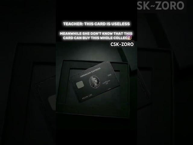 #American express card#csk~zoro