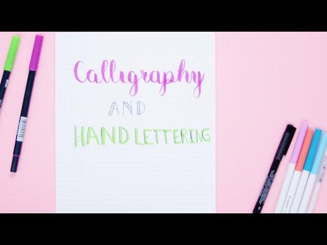 How To Hand-Letter Your Bullet Journal | Plan With Me