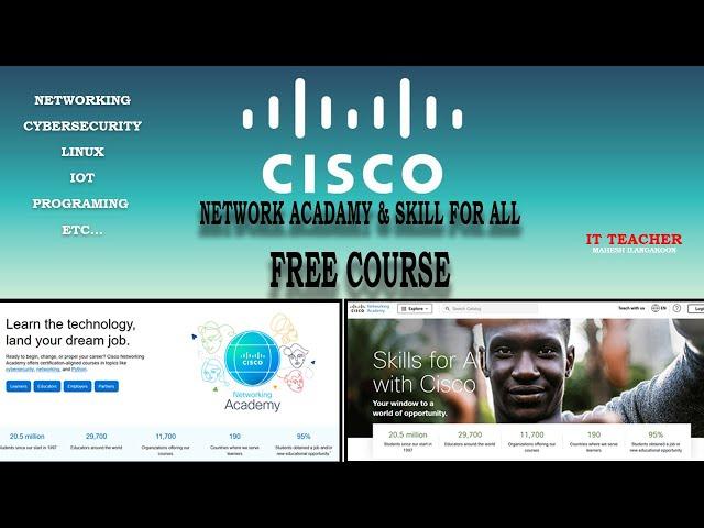 Cisco Free Courses   Netacad & Skill for all