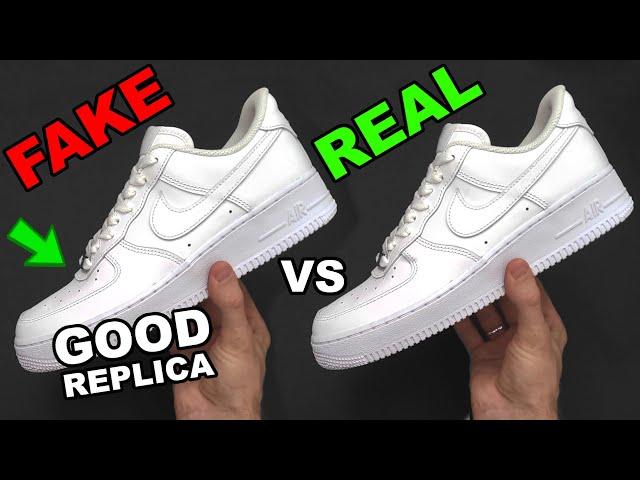 GOOD REPLICA vs REAL Nike Air Force 1 / How To Spot Fake (AAA)  Nike AF1