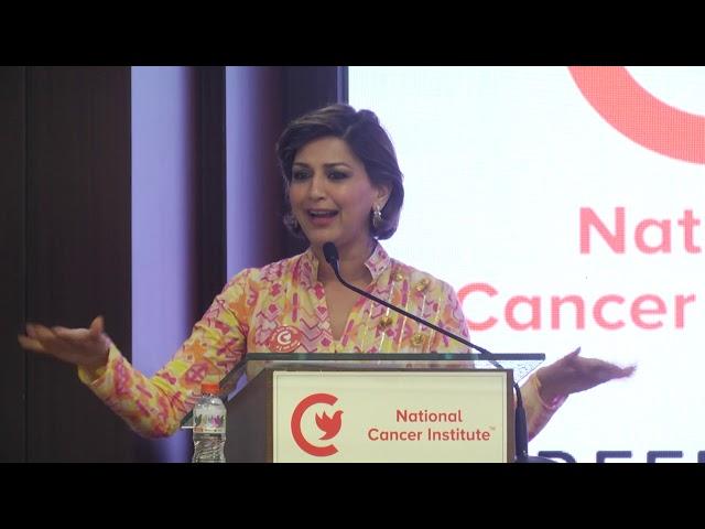 Ms Sonali Bendre shares her battle story at National Cancer Institute