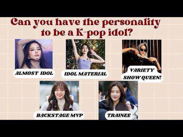 Can YOU Be a K-pop Idol? | Fun Personality Quiz for All Roochies |  @quizgalaxtopia