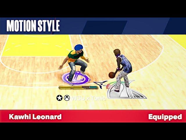 KAWHI LEONARD MOTION STYLE TURNED my LOCK into SUPERMAN NBA 2K24!