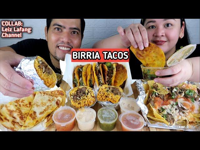 BIRRIA TACOS | BIRRIA NACHOS | BIRRIA BURRITO | MUKBANG PHILIPPINES | Collab w @Burdadzchannel