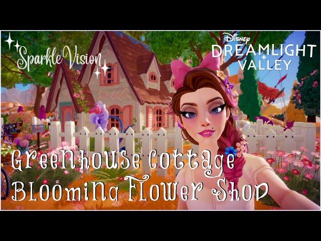 Greenhouse Cottage and Blooming Flower Shop Tour in Disney Dreamlight Valley