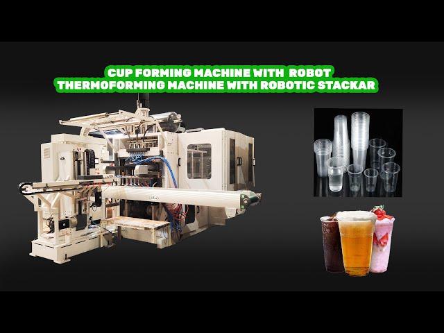 CUP FORMING MACHINE WITH ROBOT | R.R. Plast Extrusions Pvt. Ltd.