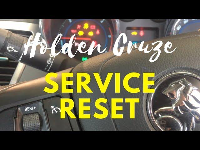 Holden Cruze Service Reset