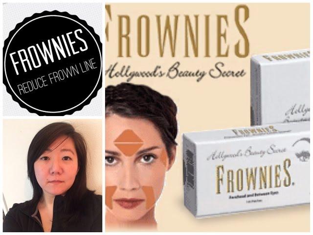 FROWNIES Reduce Frown Lines Wrinkles Facial Pads Forehead & Btw Eyes | effortlessruth