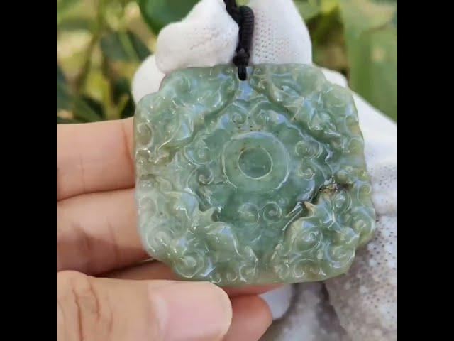 Earth's Fury Forged Pendant - #jadeite #jade #singapore