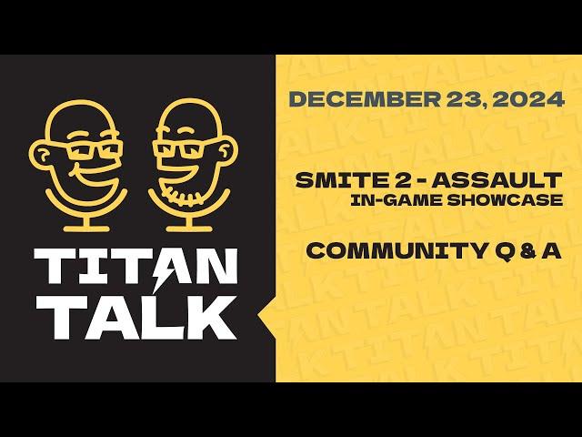 Titan Talk! Hosted by Isiah and Killgoon // December 23rd!