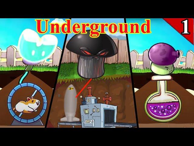 What will happen to plants as they are on ground and underground? PvZ Plus pvz funny moments