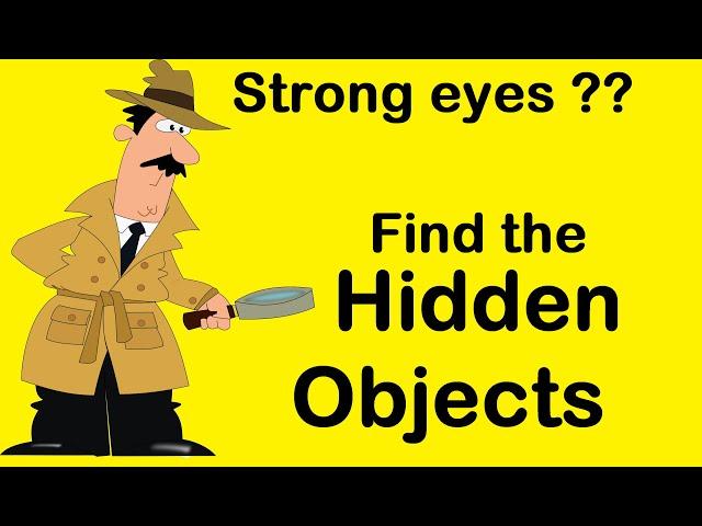 Hidden objects puzzle