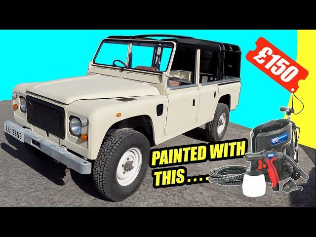 I managed to get pro results using £150 sprayer kit on my Land Rover Defender