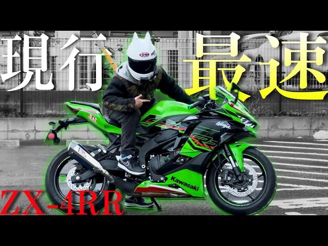 ZX-4RR is Super F cking awesome Motorcylcle！！！400cc 80HOUSE POWER !!!