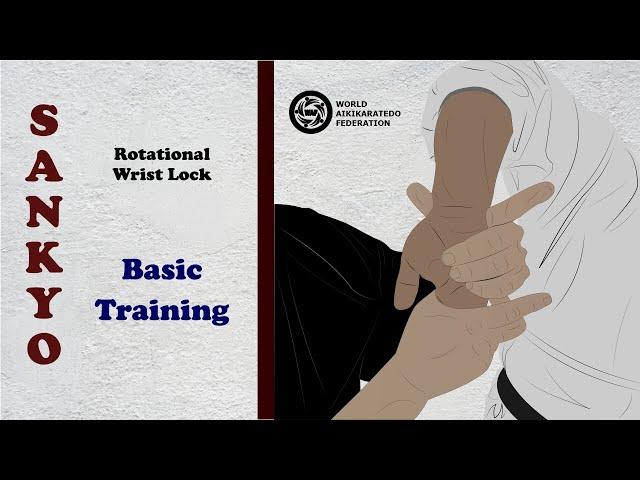 Self Defense Techniques, AikiKarateDo, SANKYO Technique (Rotational Wrist Lock), Basic Training