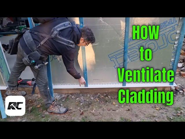 How to ventilate cladding