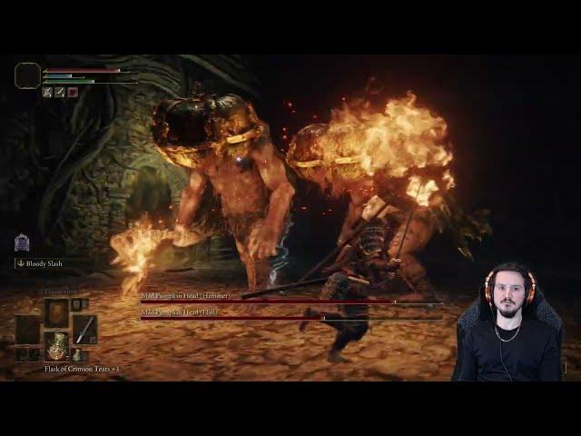 Elden Ring 2x Mad Pumpkin Heads Hammer & Flail Boss Fight