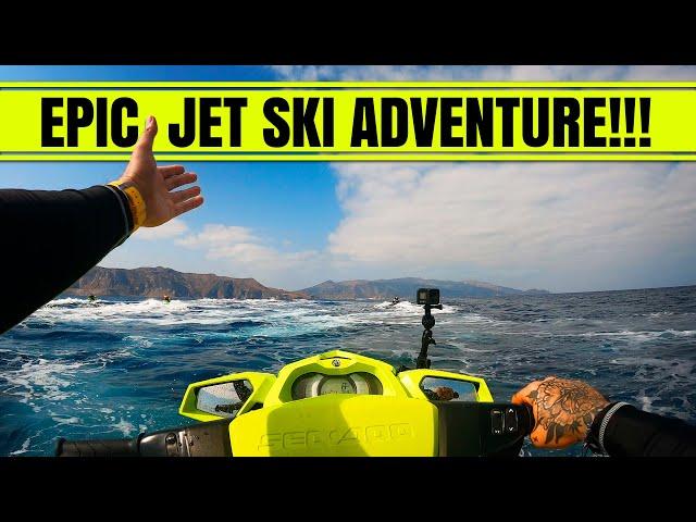 EPIC JET SKI ADVENTURE to Catalina Island - DOLPHINS EVERYWHERE!
