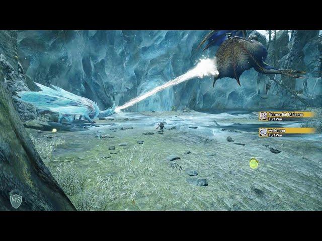 NEW Primordial Malzeno VS Velkhana TURF WAR! | MH sunbreak Bonus Update TU6