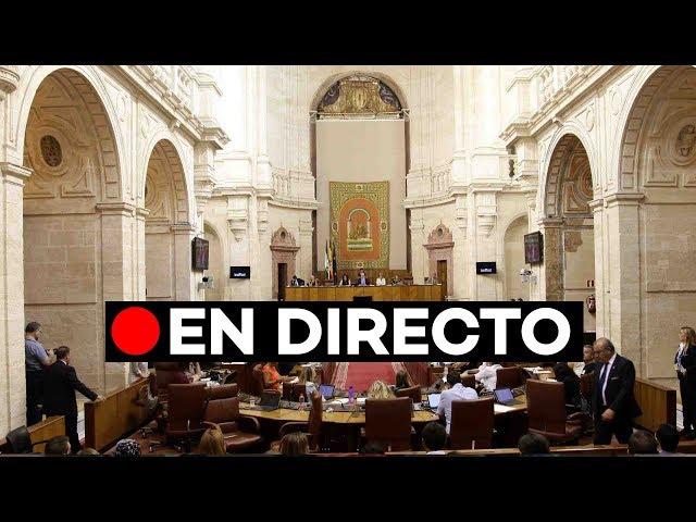 [EN DIRECTO] Sesión constitutiva del Parlamento de Andalucía