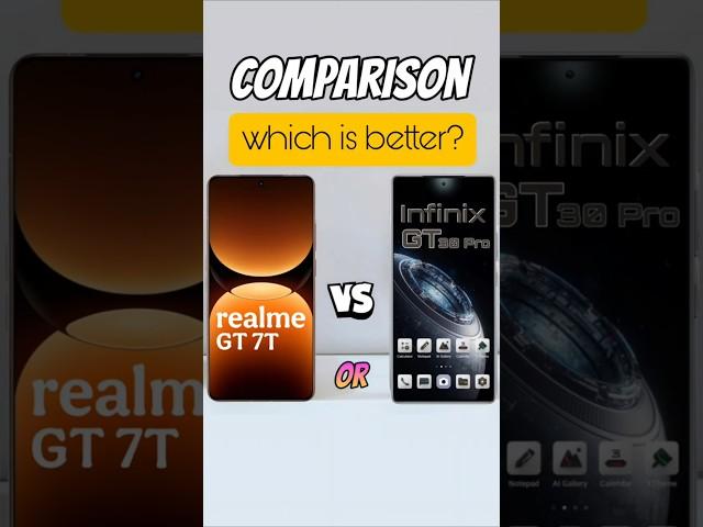 realme GT 7T vs infinix GT 30 pro #smartphone #realme #infinix