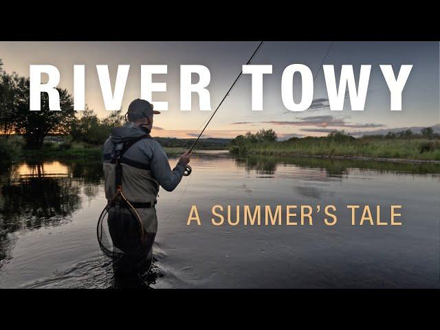 A Summer’s evening on the dry fly – River Towy, Llandeilo, West Wales, UK, 2024