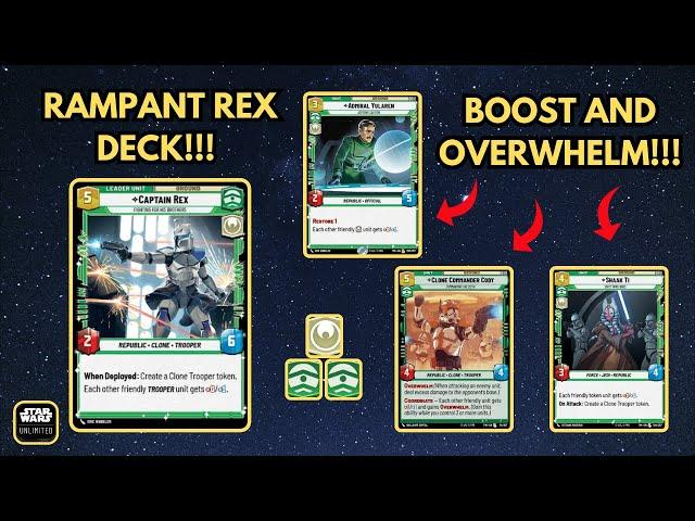 Captain Rex Deck - Boost your units and win! | Star Wars Unlimited