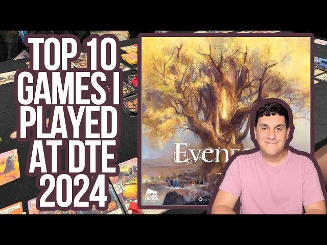 Top 10 Games I Played at Dice Tower East | 10-1 | The Best of the Best | Hot Games of 2024