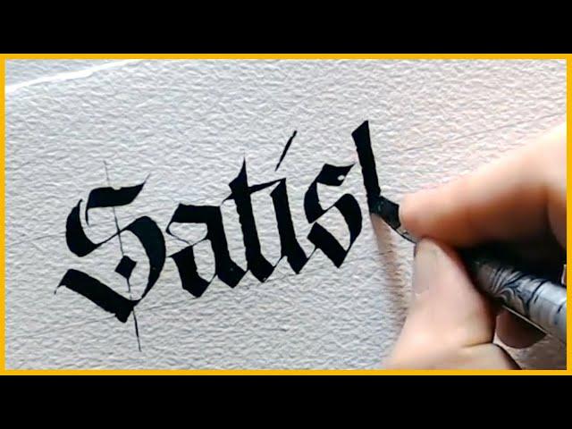 SATISFYING CALLIGRAPHY VIDEO COMPILATION ( TRADITIONAL CALLIGRAPHY)