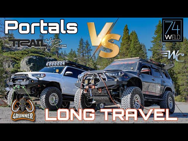 5th gen 4runner Portals vs Long travel  PART 1 (offroad ASMR)