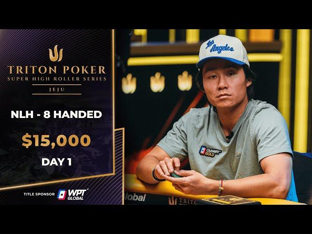 $15K NLH 8-Handed – Event #1, Day 1 | Triton Poker Series Jeju 2025