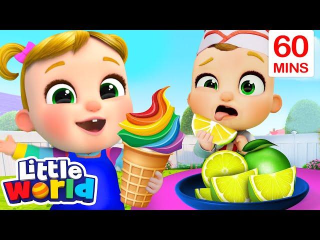 Flavor Song (Sweet & Salty)  | Kids Songs & Nursery Rhymes by Little World