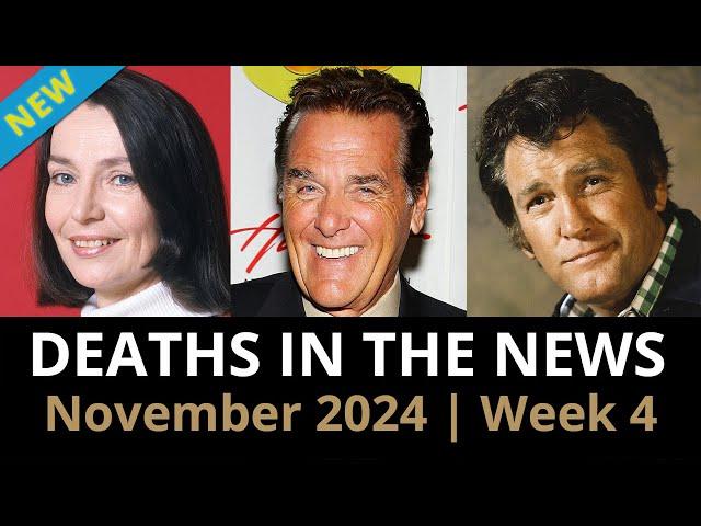 Who Died: November 2024 Week 4 | News