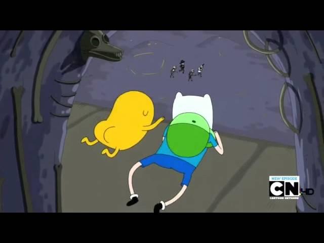 Adventure Time - Jake farts in the land of the dead