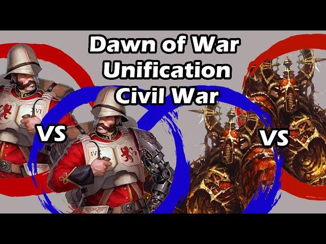 Dawn of War Unification: Civil War (2 Games) Praetorian Guard and World Eaters