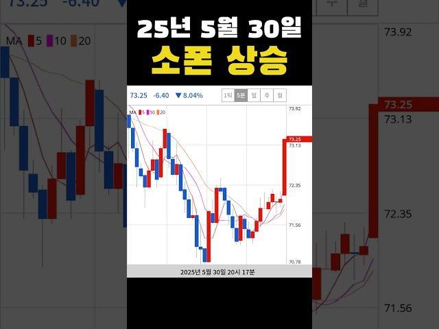 #오늘의상승코인 25년 5월 30일 소폰 상승