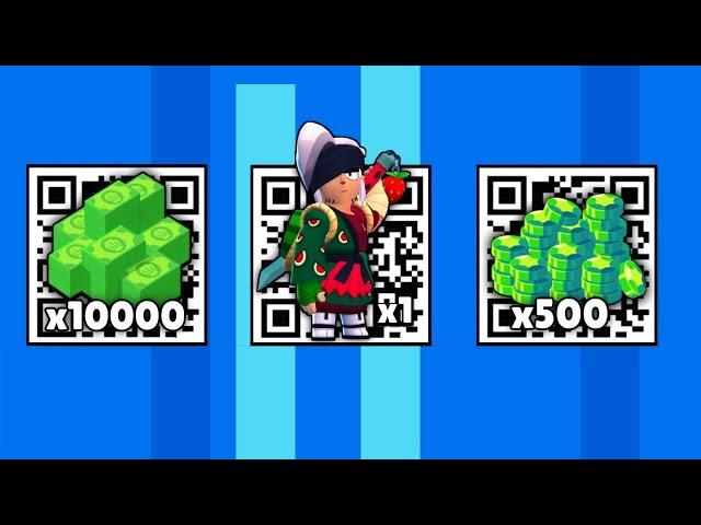 NEW Kinji, & Gems QR Code! New Brawl Stars QR Codes 2024 - Free Gifts 