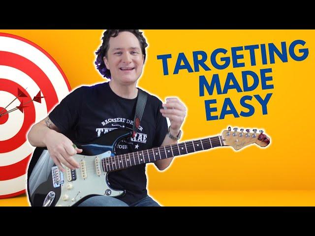 Solo on guitar like a pro! Target notes the easy way!