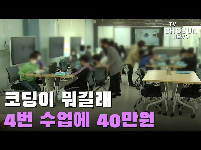 '월 40만원' 학원비에도 문의 '쇄도'…코딩 사교육 시장 '들썩'