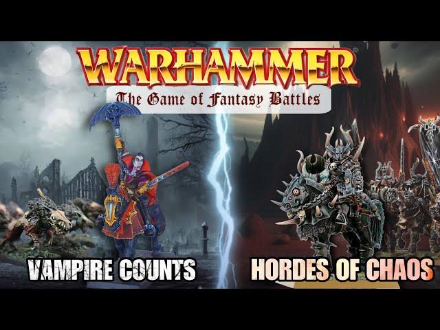 Warhammer Fantasy 6th Edition Battle Report | Mannfred Von Carstein VS. Warriors of Chaos