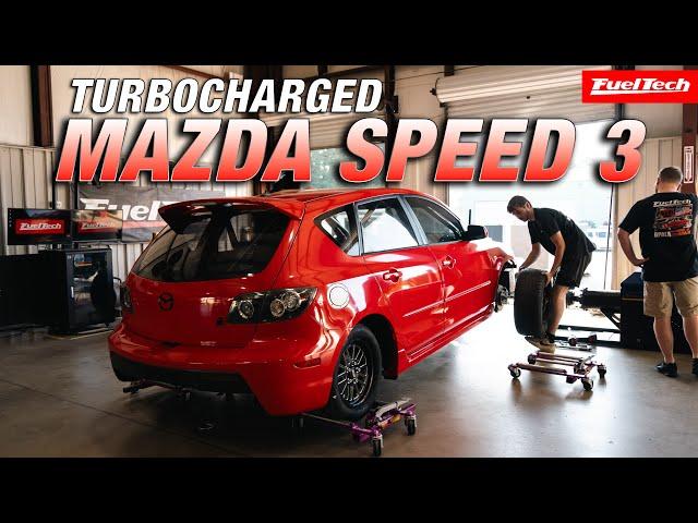 1200HP Mazda 3 on our Hub Dyno?! | FuelTech USA