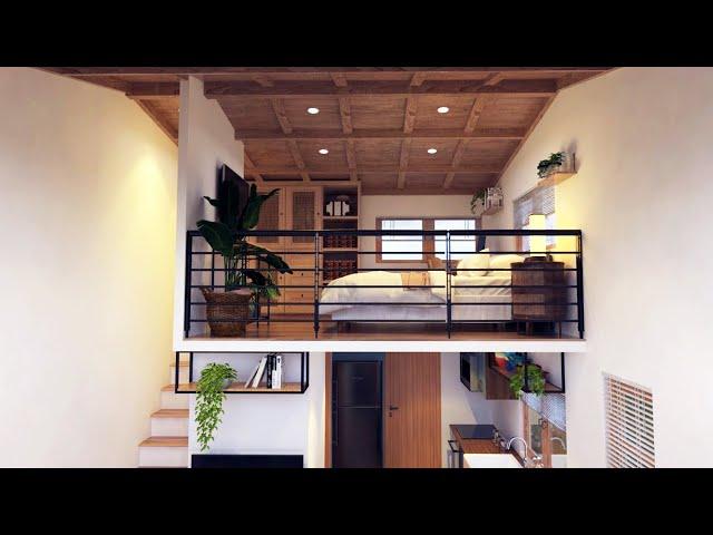 4 x 6 Meter House with Loft ( 258 Sqft )