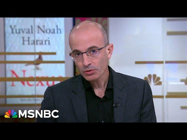 'AI is already able to manipulate people': Yuval Noah Harari warns of growing AI power