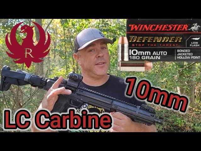 10mm Winchester Defender 180gr JHP Test w/ Ruger LC Carbine 10mm